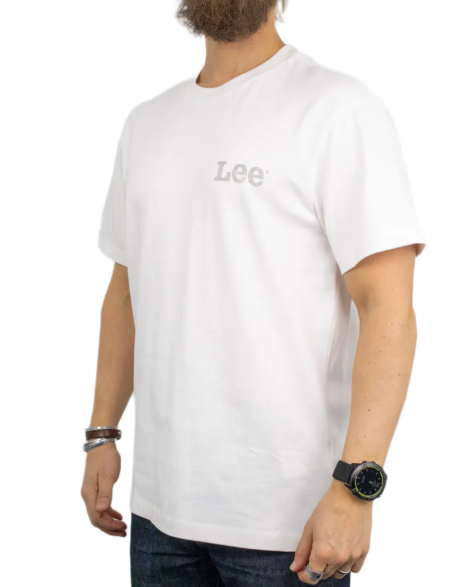 Lee - T-Shirt - Work For it - Vit - Image 4
