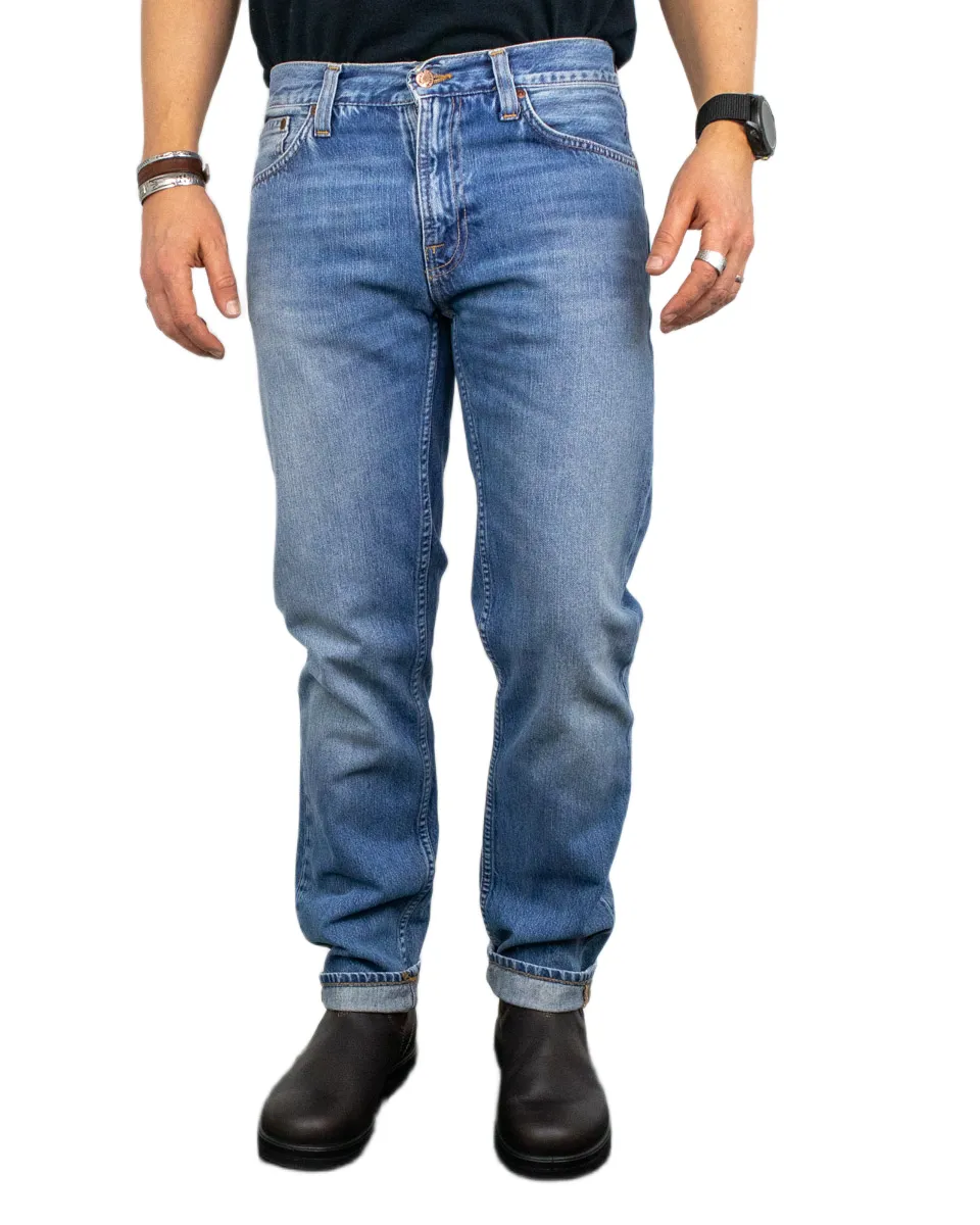 Nudie - Jeans - Gritty Jacksson - Cool Blue - Blå