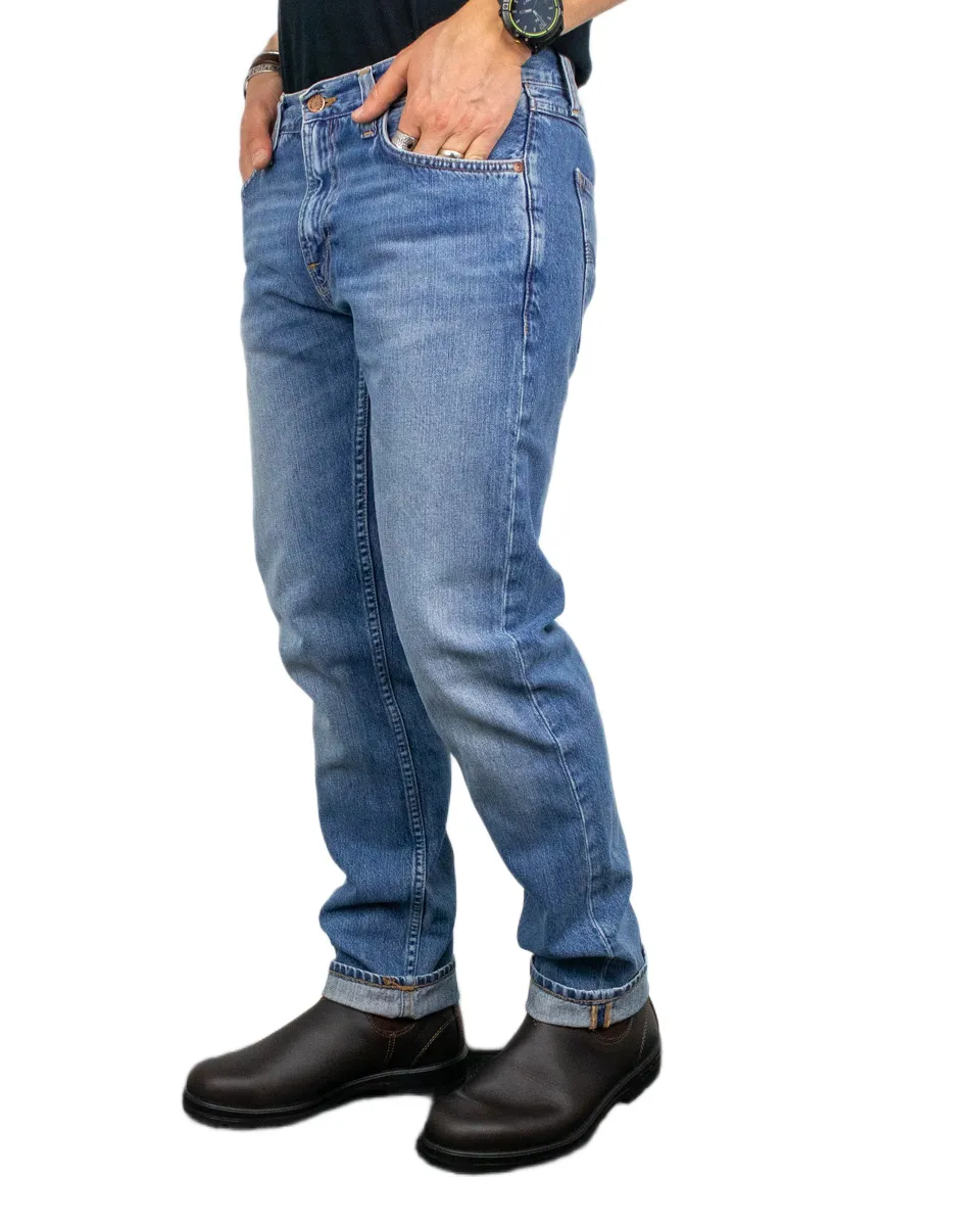 Nudie - Jeans - Gritty Jacksson - Cool Blue - Blå - Image 2
