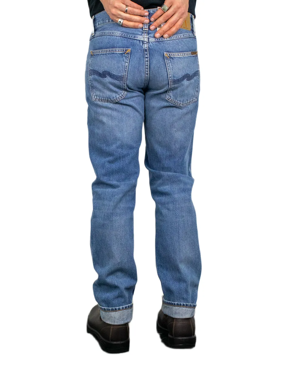 Nudie - Jeans - Gritty Jacksson - Cool Blue - Blå - Image 3