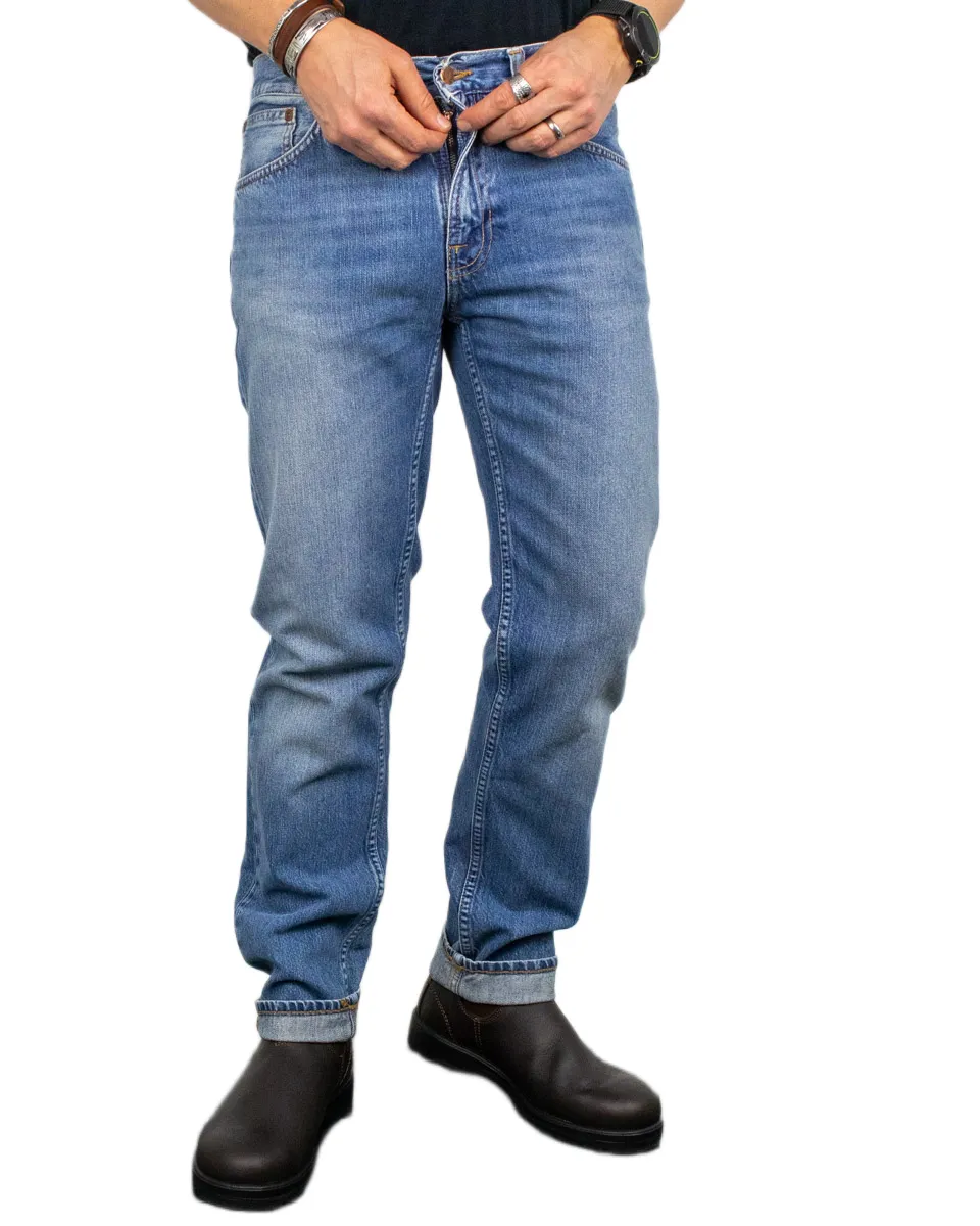 Nudie - Jeans - Gritty Jacksson - Cool Blue - Blå - Image 5