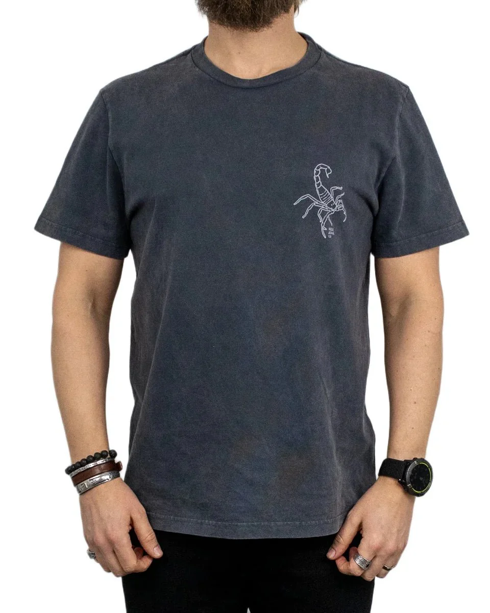 Nudie - T-Shirt - Roy Skorpion - Grå - Image 3