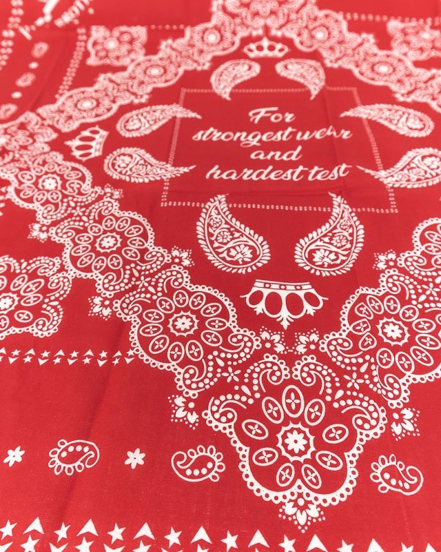 Pike Brothers - 1947 Logo Bandana - Röd - Image 2