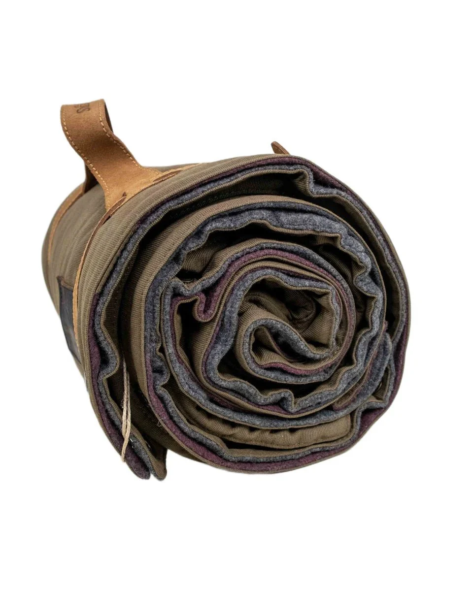 Pike Brothers - 1965 Survival Blanket vaxad filt - Khaki - Image 7