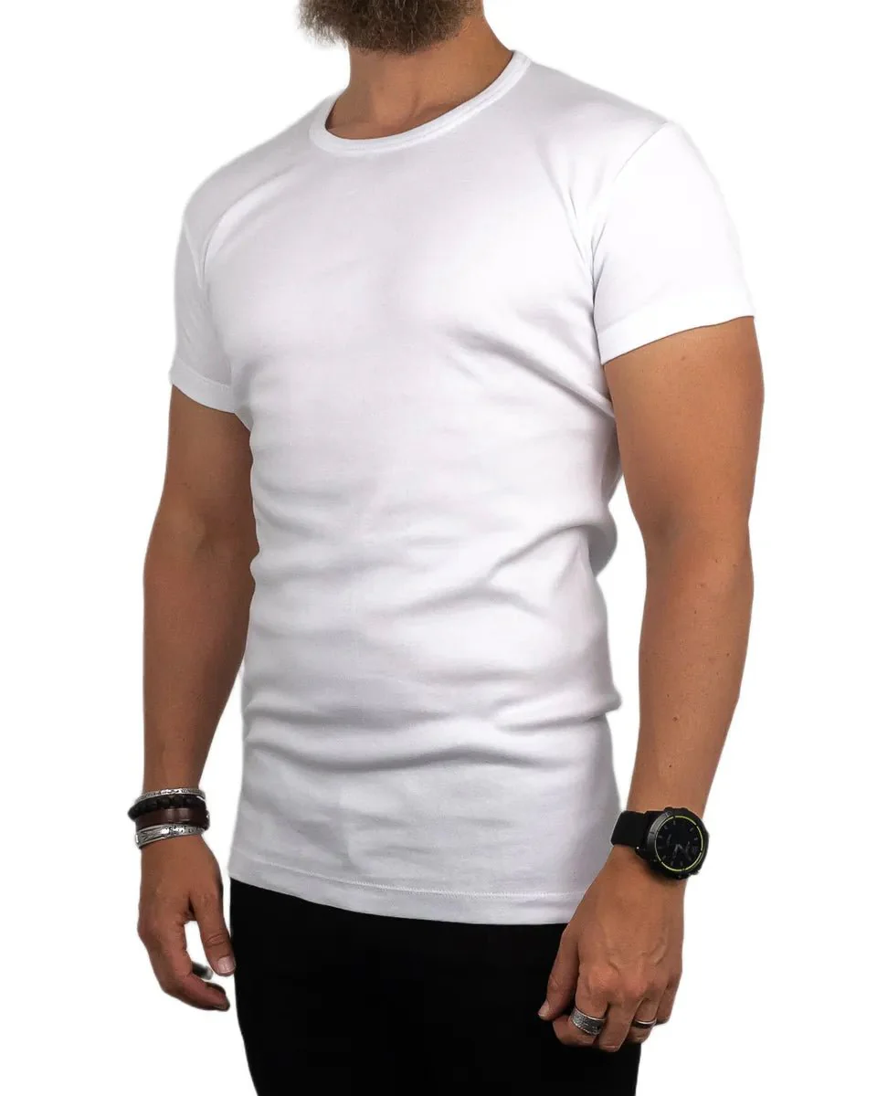 Pike Brothers - 2 Pack T-Shirt - 1947 Rundhals set - Vit - Image 3