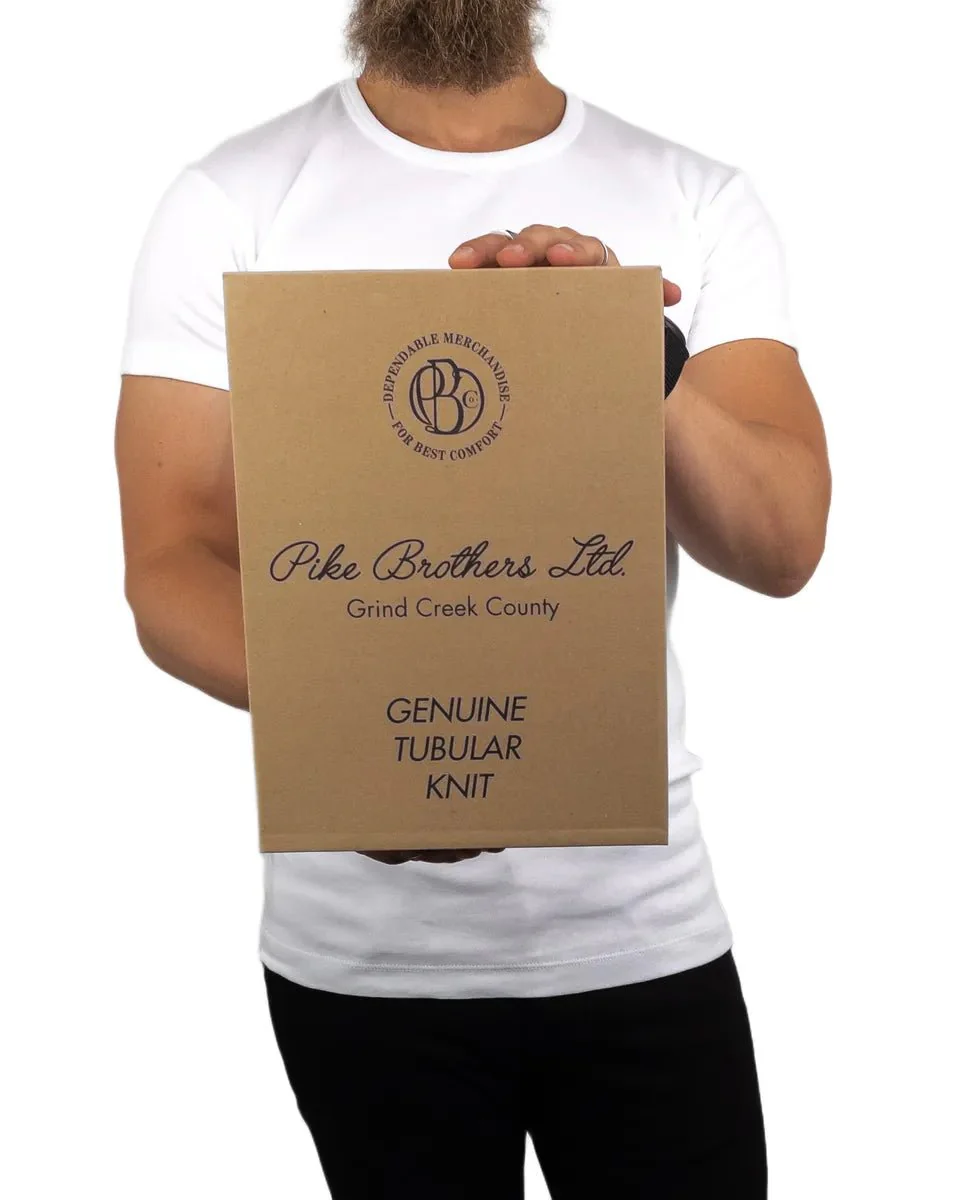 Pike Brothers - 2 Pack T-Shirt - 1947 Rundhals set - Vit - Image 4