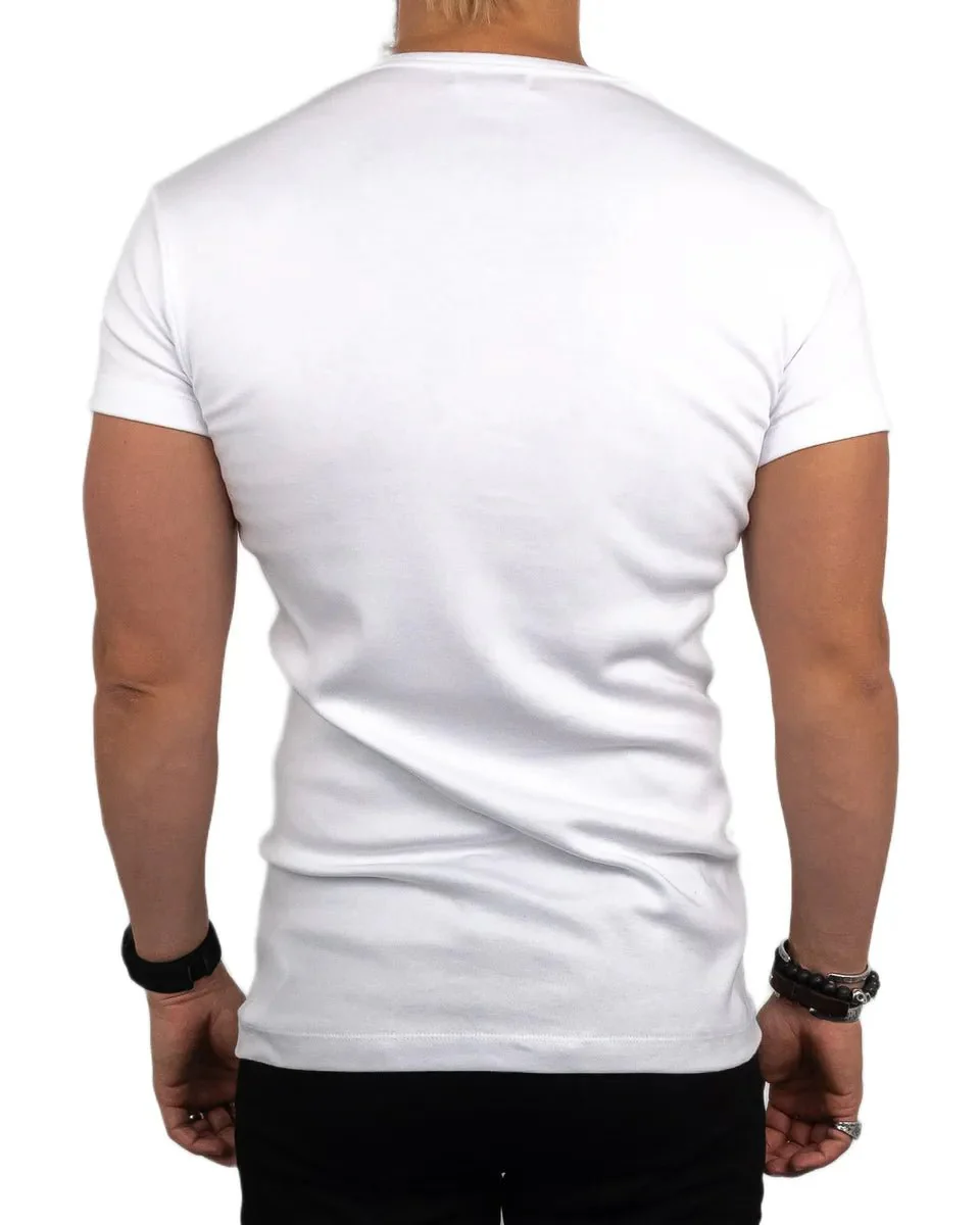 Pike Brothers - 2 Pack T-Shirt - 1947 Rundhals set - Vit - Image 5