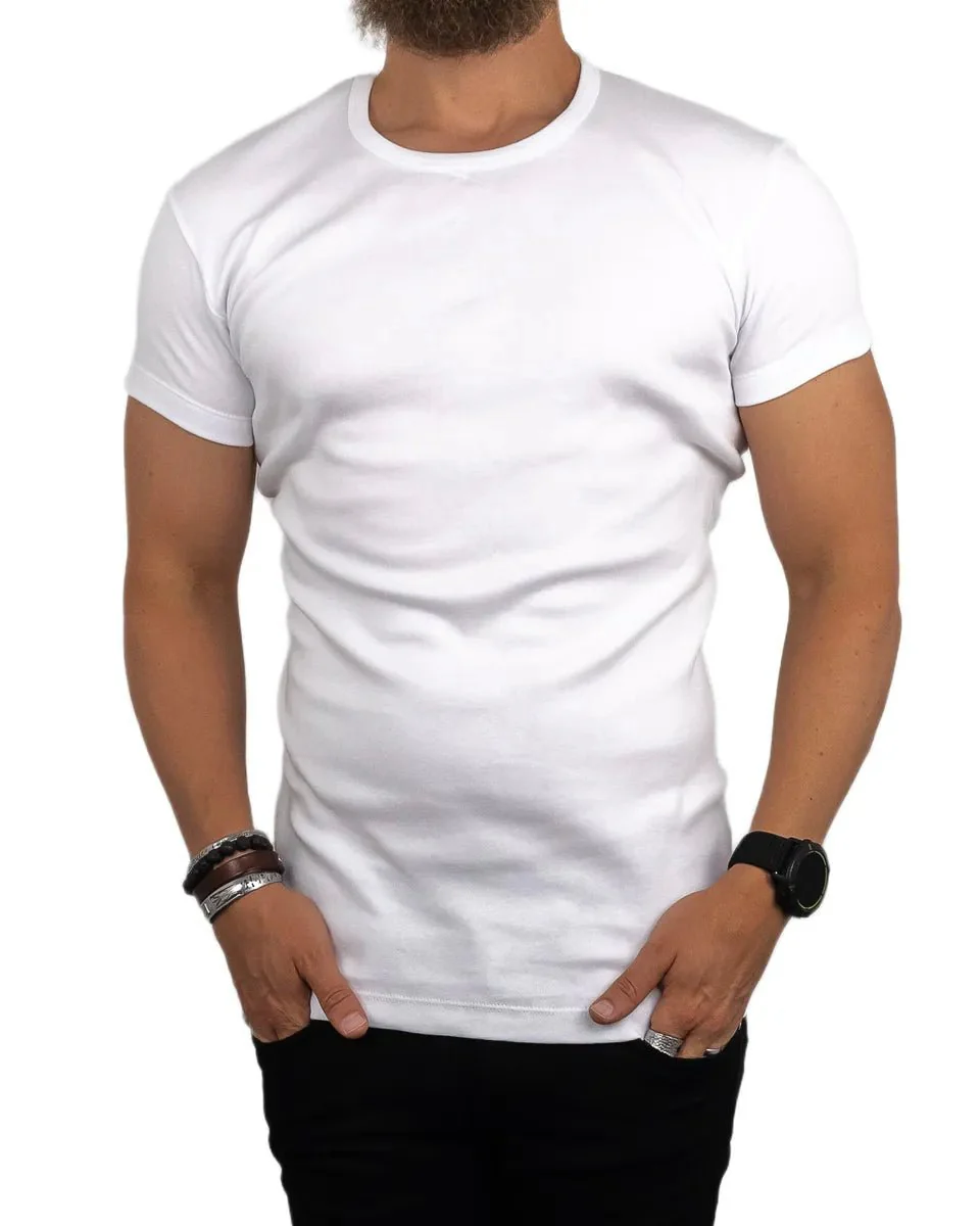 Pike Brothers - 2 Pack T-Shirt - 1947 Rundhals set - Vit - Image 6
