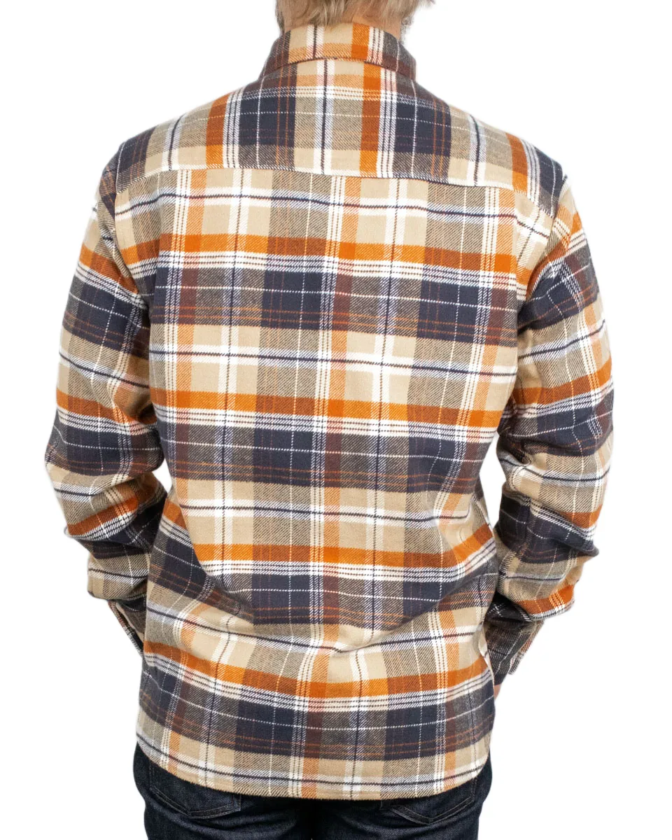 Pike Brothers - FlanellSkjorta - 1943 CPO Barrow - Orange - Image 4