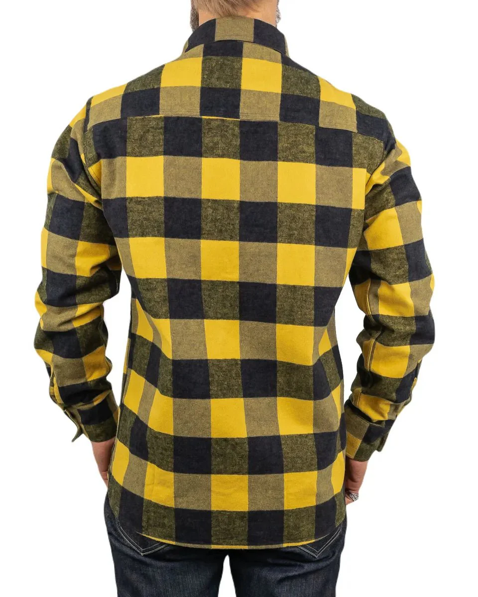 Pike Brothers - Flanellskjorta - 1943 CPO - Gul - Buffalo Yellow - Image 3