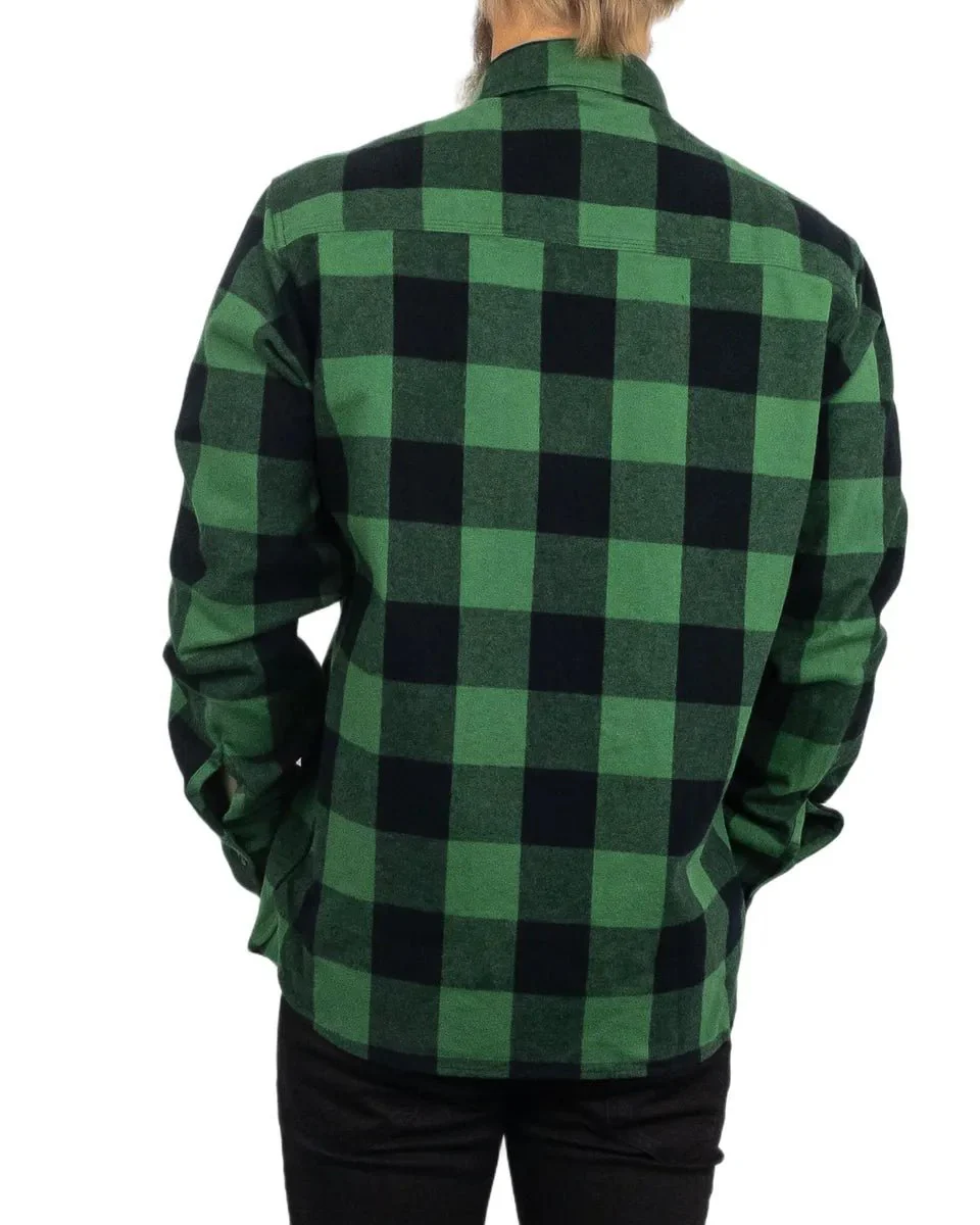 Pike Brothers - Buffalo Flanellskjorta - 1943 CPO Shirt - Grön - Image 3