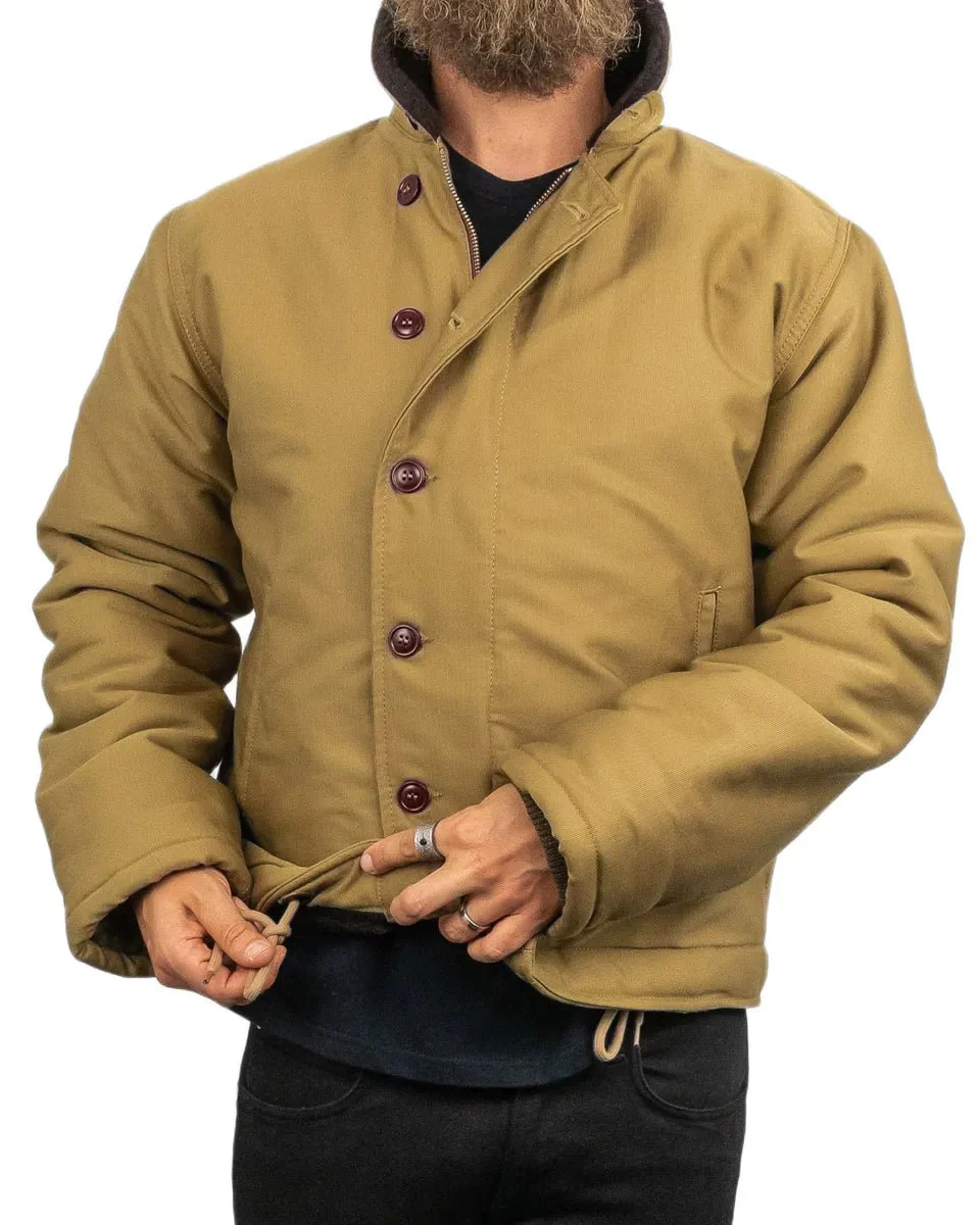 Pike Brothers - Jacka Ullfodrad - 1943 N1 Deck Omaha - Beige - Image 8