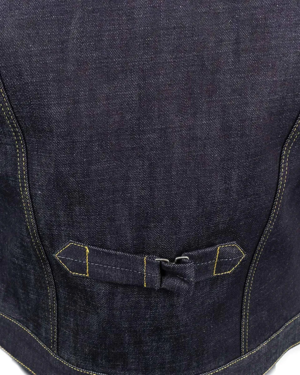 Pike Brothers - Jeansjacka 15Oz 1958 Roamer - Otvättad Indigo - Image 7