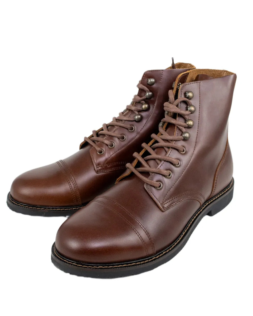 Pike Brothers - Kängor - 1966 Low Quarters - Cognac