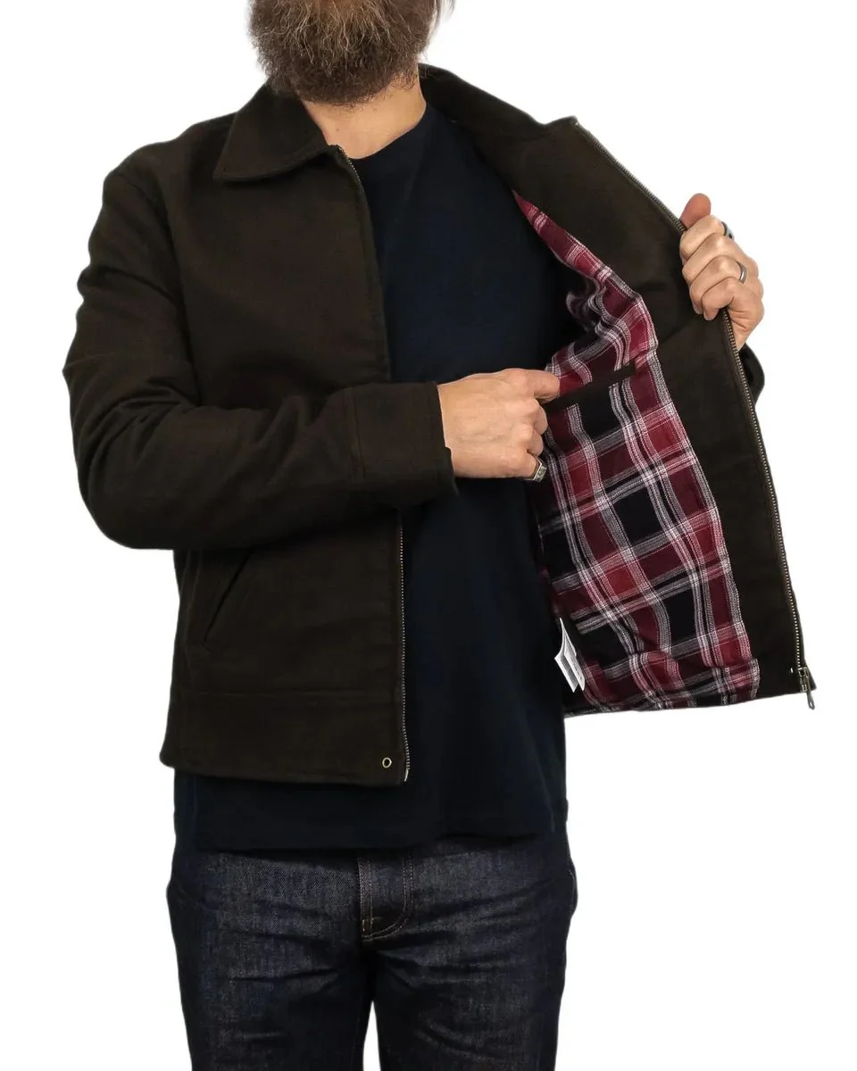Pike Brothers - Moleskin Jacka - Roadster Jacket Soil - Brun - Image 3