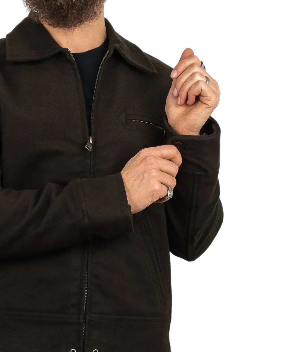 Pike Brothers - Moleskin Jacka - Roadster Jacket Soil - Brun - Image 6