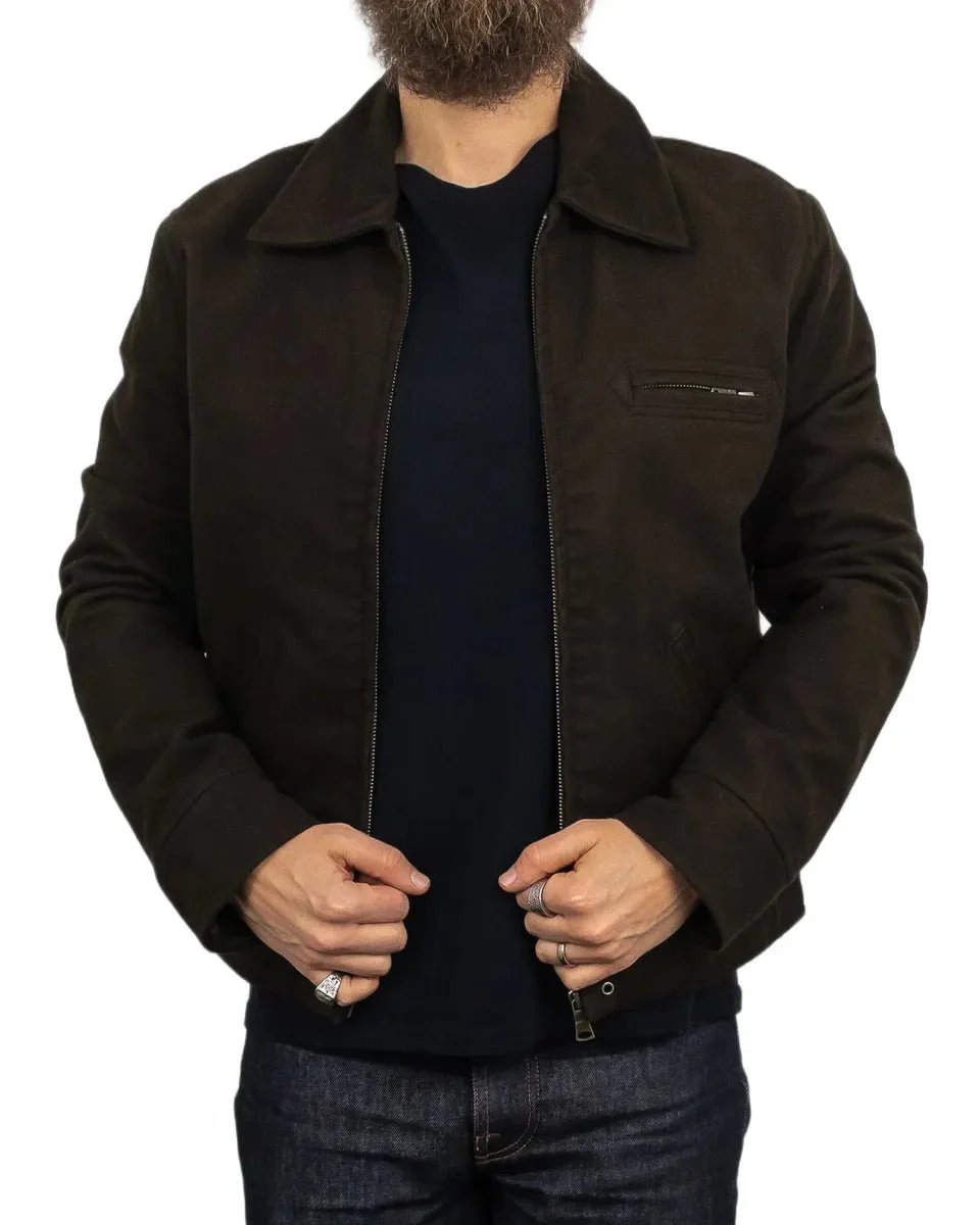 Pike Brothers - Moleskin Jacka - Roadster Jacket Soil - Brun - Image 7