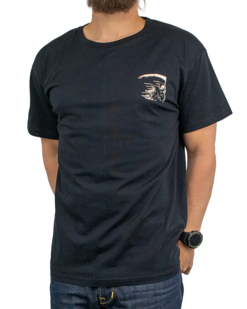 Pike Brothers - T-Shirt - Grim Reaper - Svart - Image 2