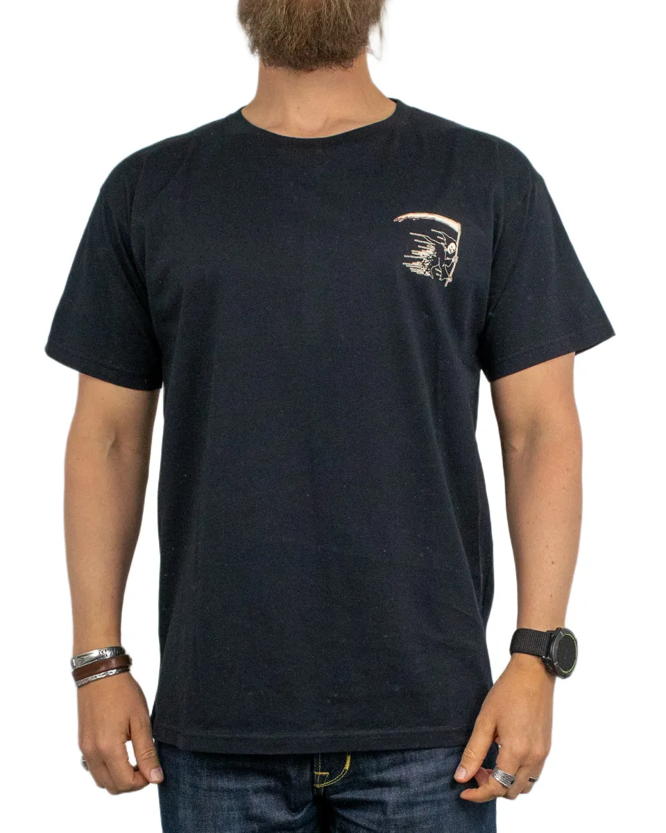 Pike Brothers - T-Shirt - Grim Reaper - Svart - Image 3