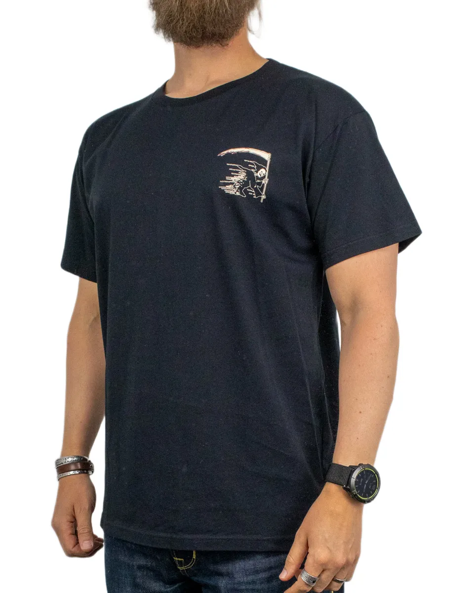 Pike Brothers - T-Shirt - Grim Reaper - Svart - Image 4