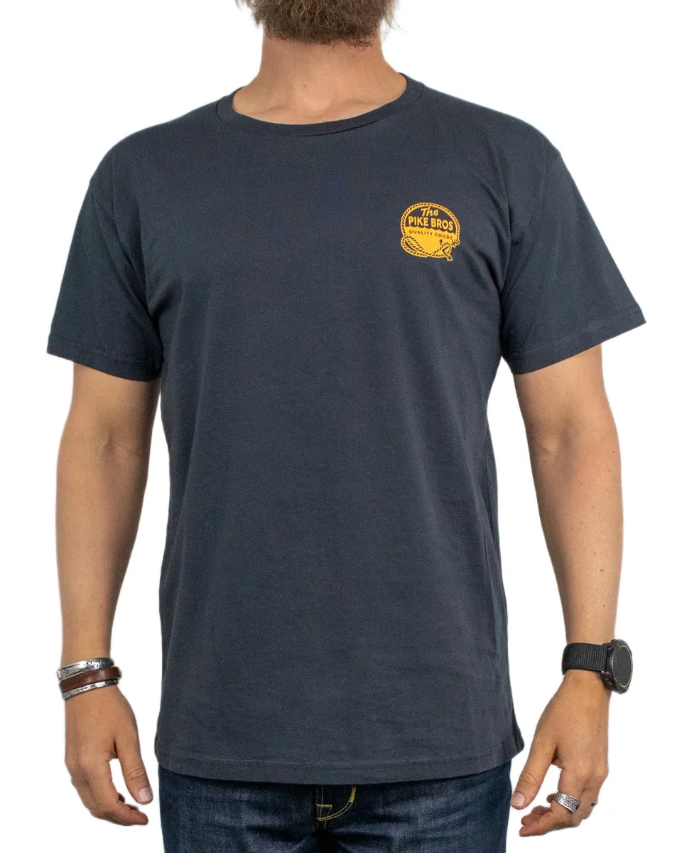 Pike Brothers - T-Shirt - Seabees - Marinblå - Image 3
