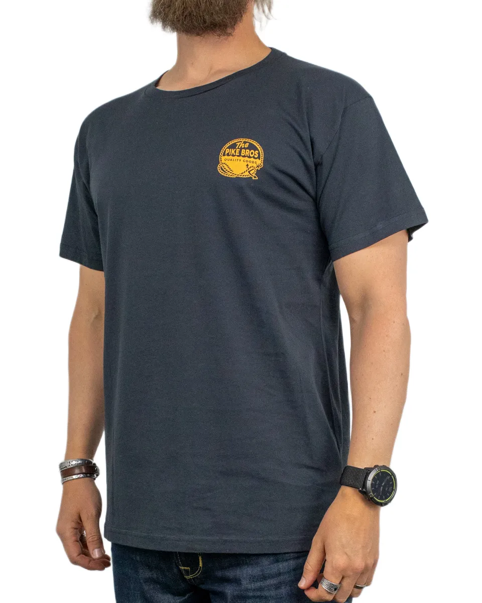 Pike Brothers - T-Shirt - Seabees - Marinblå - Image 4