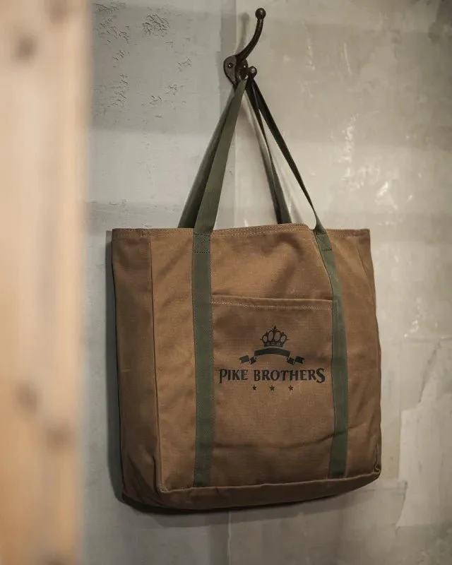 Pike Brothers - Vaxad väska - 1979 Chopper Bag - Vaxad Khaki - Image 2