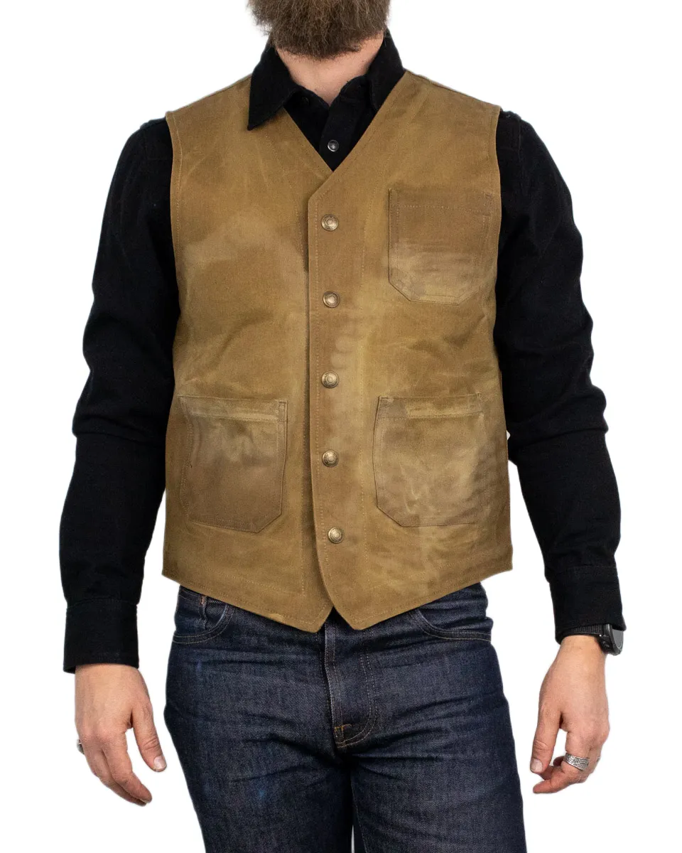 Pike Brothers - Vaxad Väst - 1937 Roamer Vest - Brun - Image 4