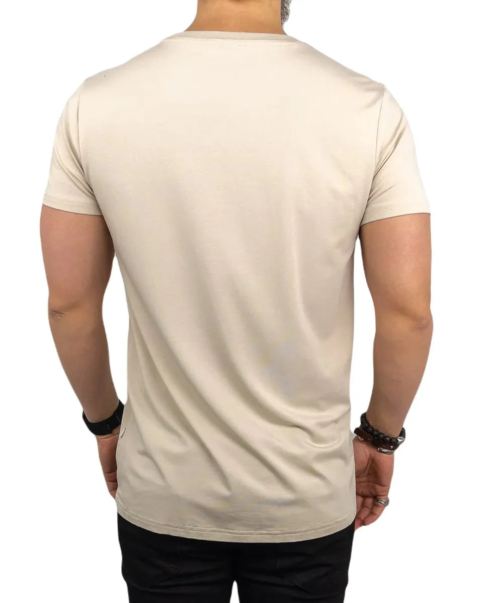 Resteröds - R-Neck Bambu T-Shirt - Ljusgrå - Image 3