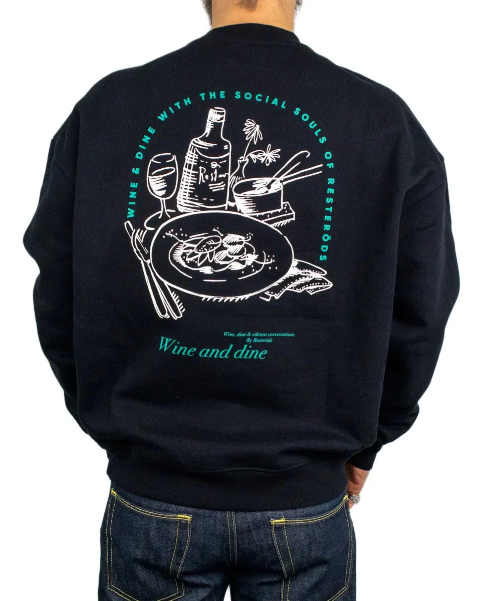 Resteröds - Sweatshirt - Drake Crew - Svart - Image 2