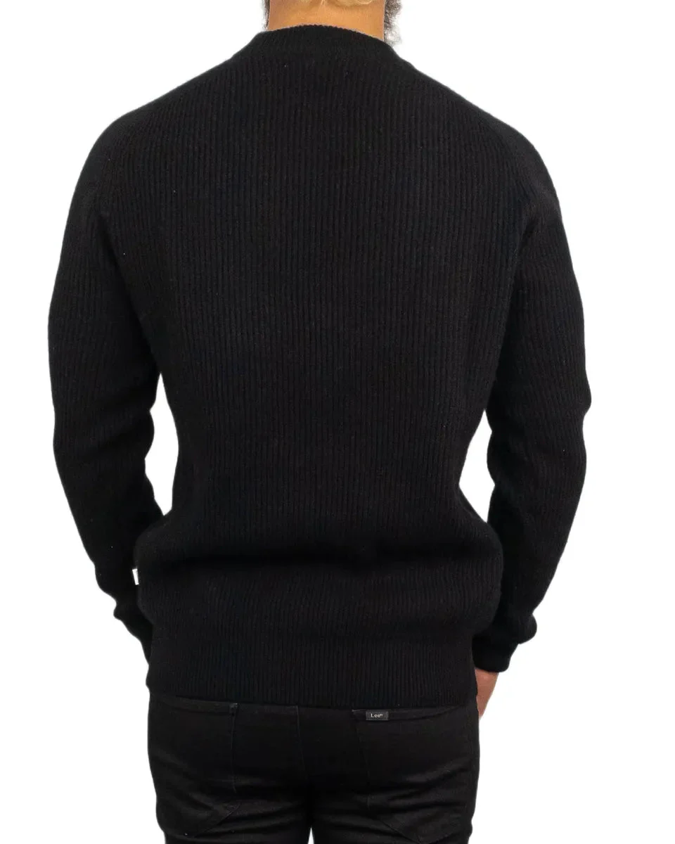 Resteröds - Ull Sweatshirt - Michael Pullover - Svart - Image 2