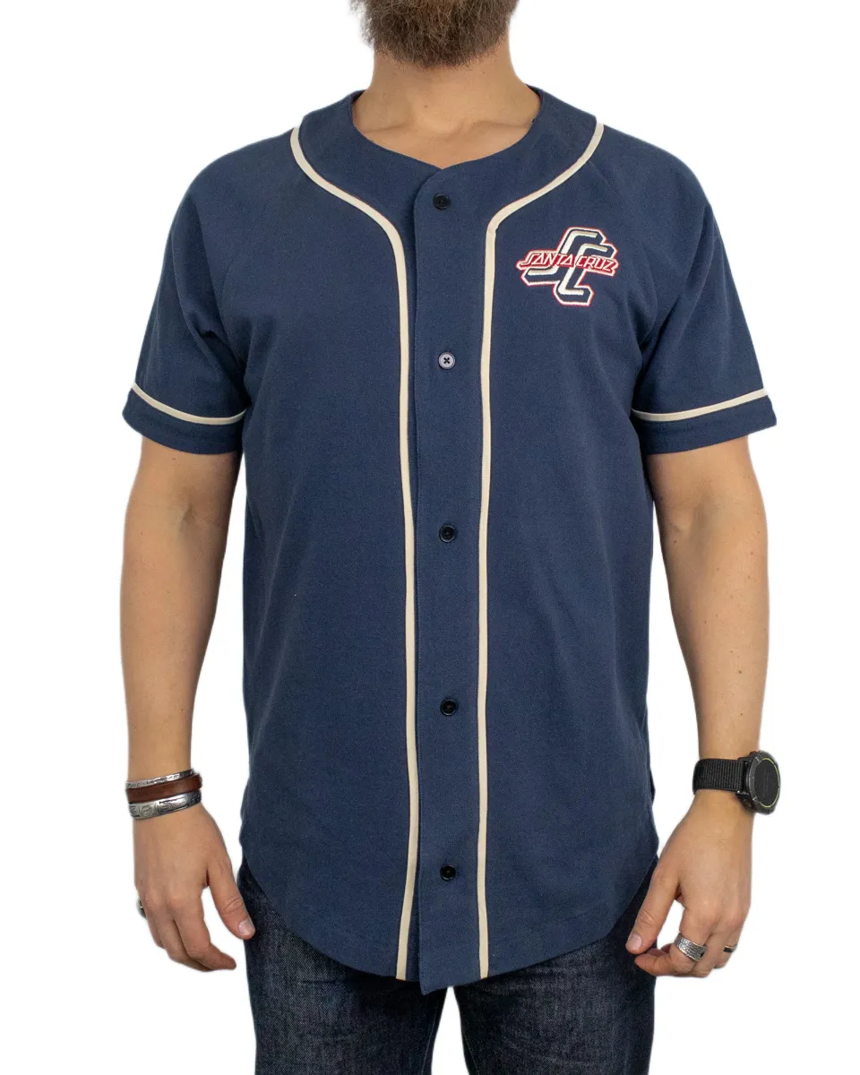 Santa Cruz - Kortärmad Skjorta - Outer Baseball - Blå