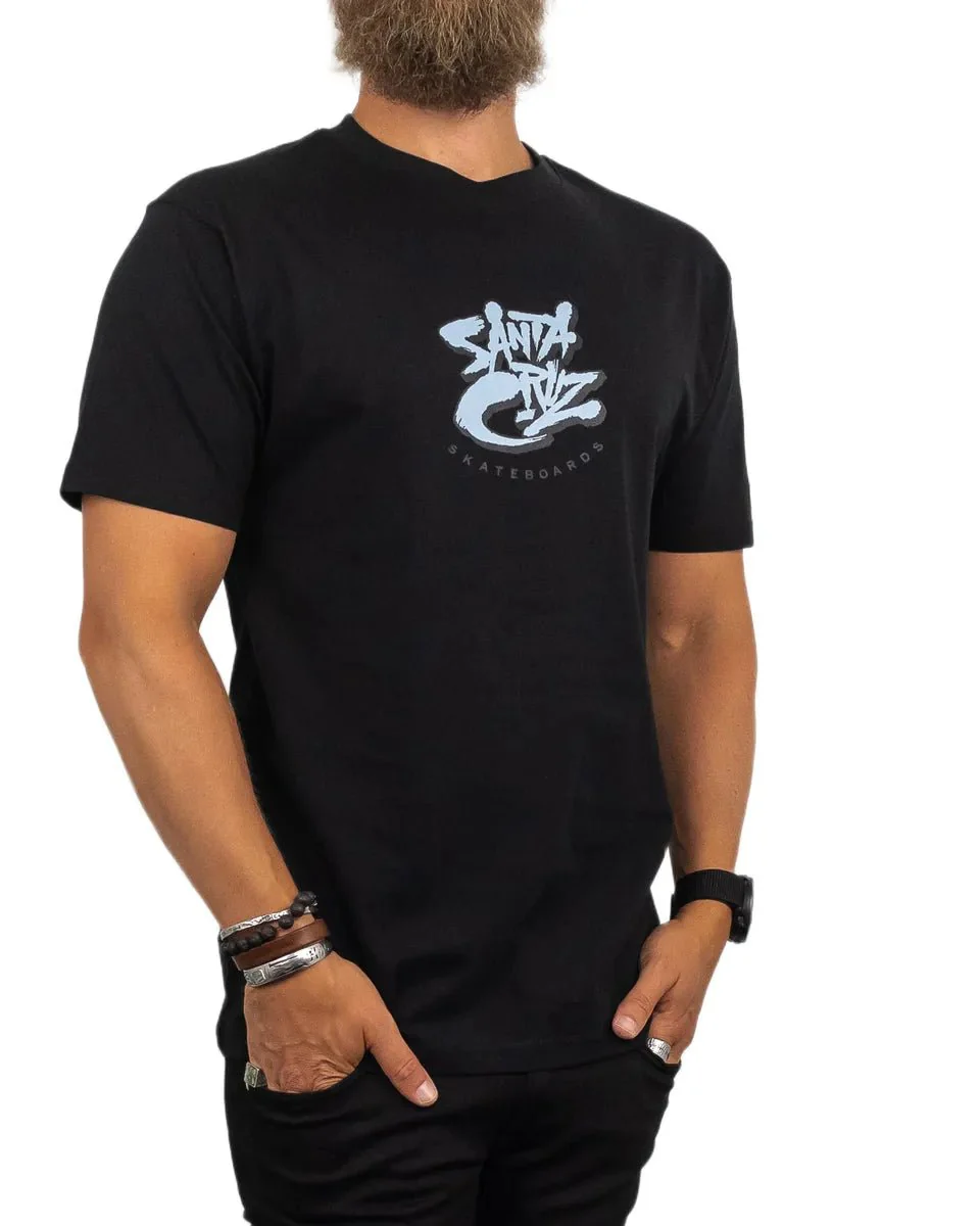 Santa Cruz - T-Shirt med Döskalle - Deathtrap - Svart - Image 2