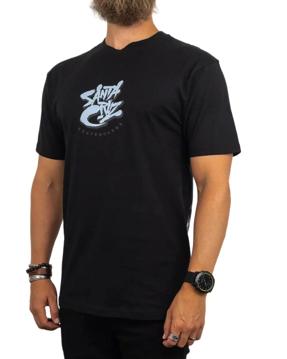 Santa Cruz - T-Shirt med Döskalle - Deathtrap - Svart - Image 3