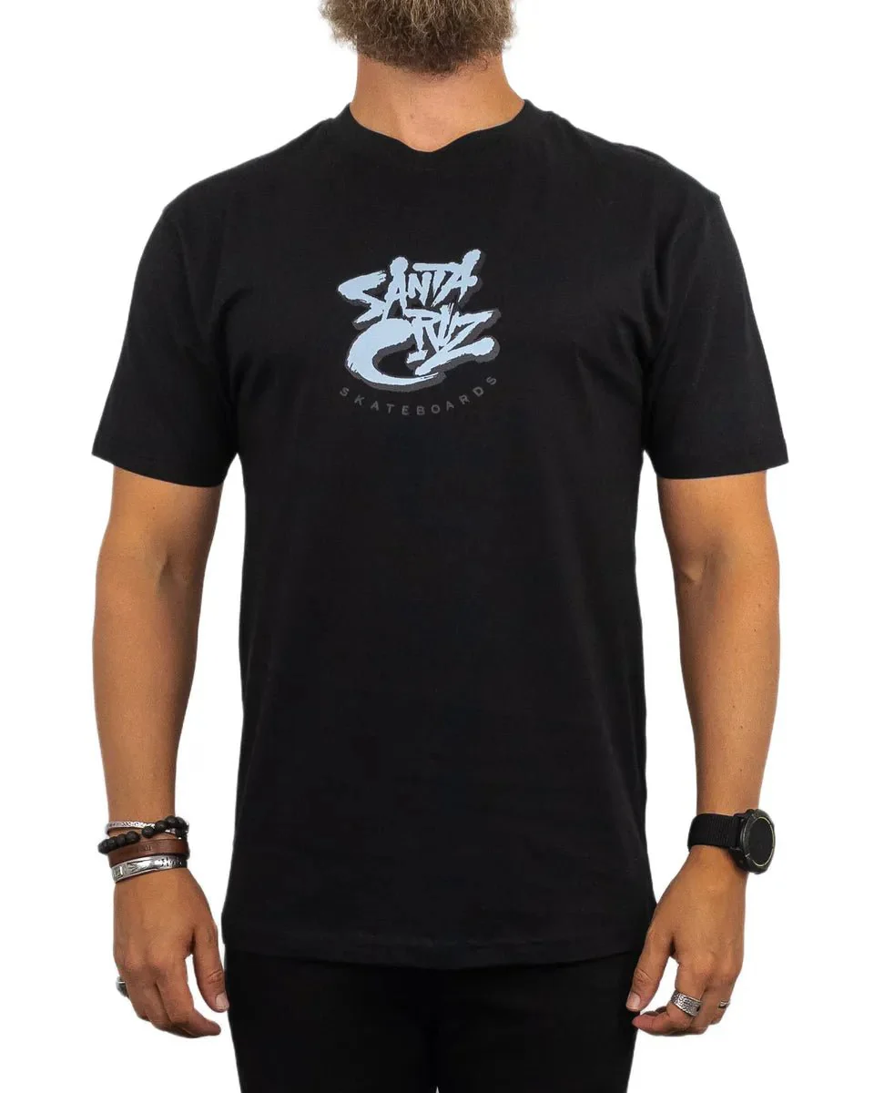 Santa Cruz - T-Shirt med Döskalle - Deathtrap - Svart - Image 4