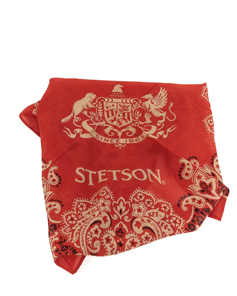 Stetson - Bandana Röd - Bandana Cotton - Image 3