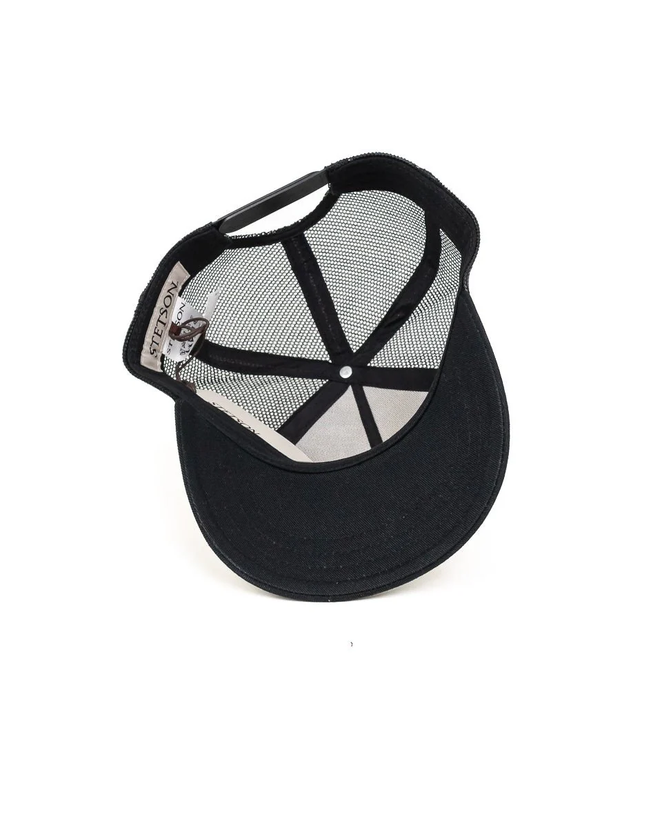 Stetson - Barn Truckerkeps Vit/Svart - American Heritage - Image 5