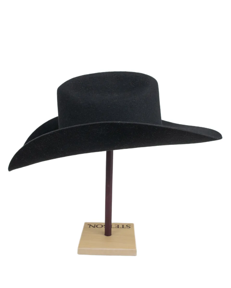 Stetson - Cowboyhatt 4X - Llano Wool - Svart - Image 3