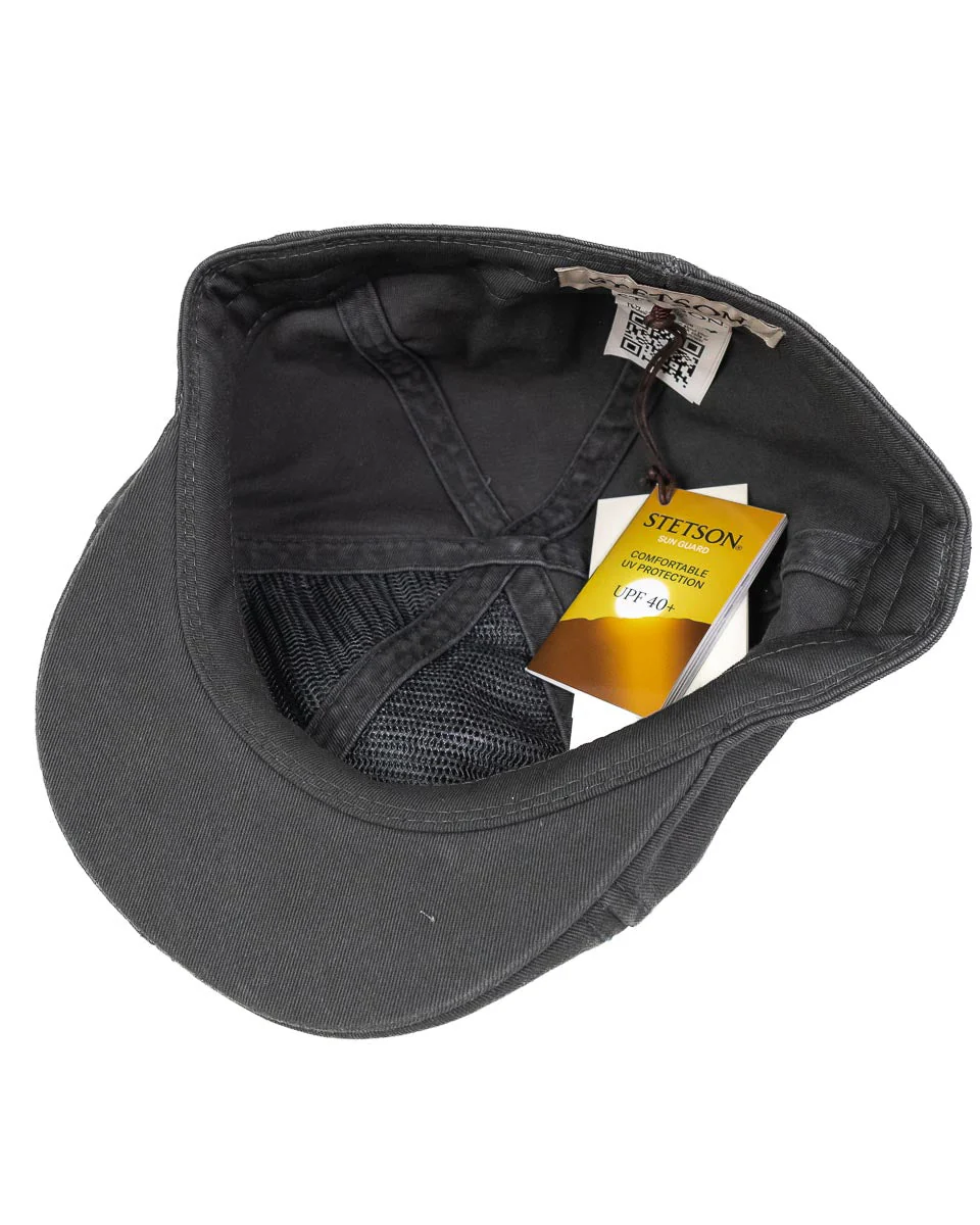 Stetson - Flat Cap Grå - Texas Cotton - Image 5
