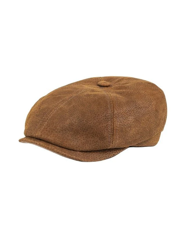Stetson - Gubbkeps i skinn - Brun