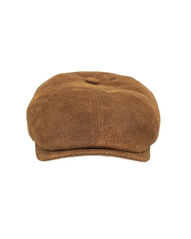 Stetson - Gubbkeps i skinn - Brun - Image 2