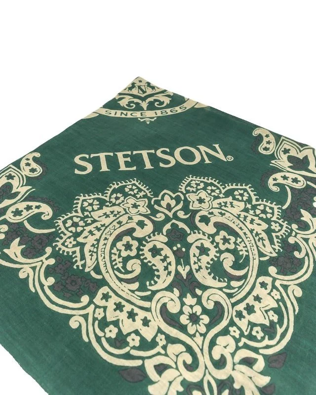 Stetson - Mönstrad Bandana - Grön - Image 2