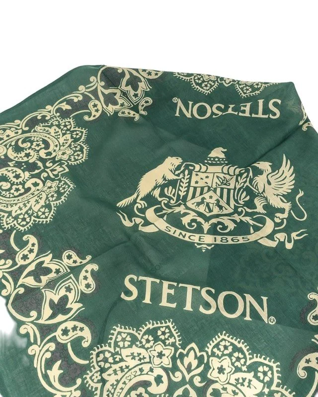 Stetson - Mönstrad Bandana - Grön - Image 3