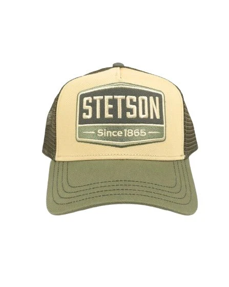 Stetson - Trucker Keps - Gasoline - Grön/Beige - Image 2