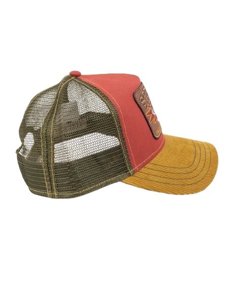 Stetson - Trucker Keps Skull med Manchester Skärm - Brun/Röd - Image 3