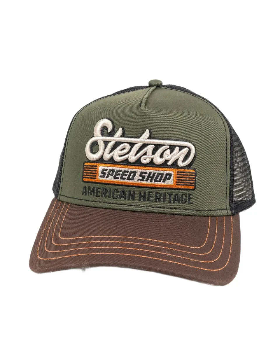 Stetson - Trucker Keps - Speed Shop - Grön/Svart