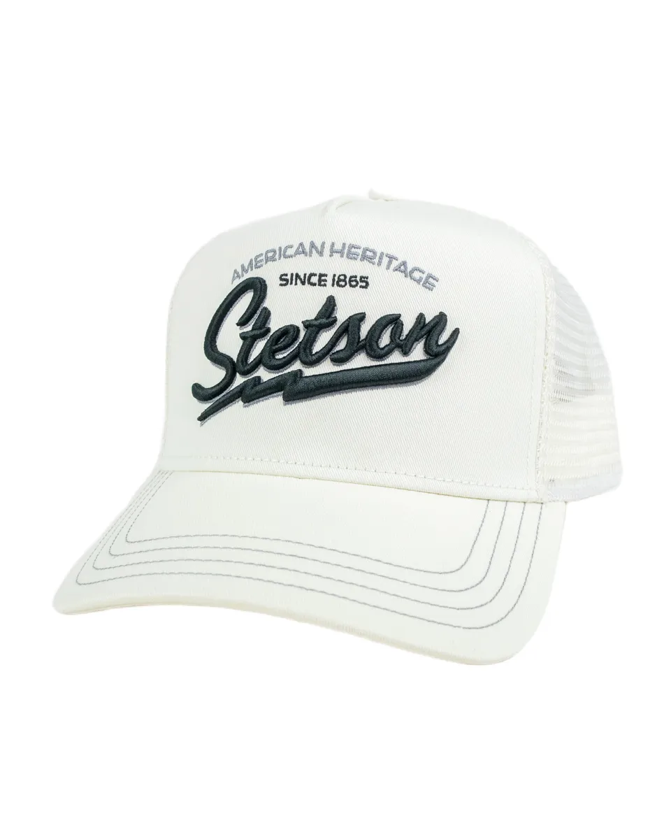 Stetson - Truckerkeps - American Heritage - Vit