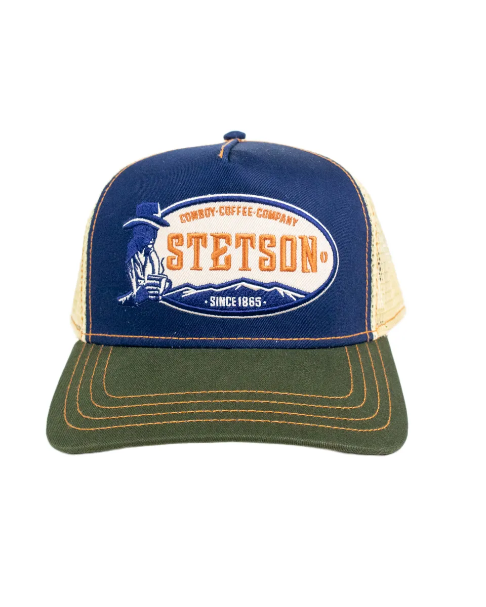 Stetson - Truckerkeps - Cowboy Coffee - Brun/Navy - Image 2