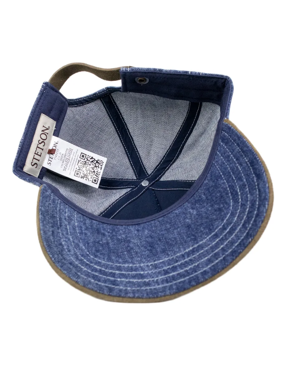 Stetson - Truckerkeps - Denim Western - Blå/Brun - Image 7