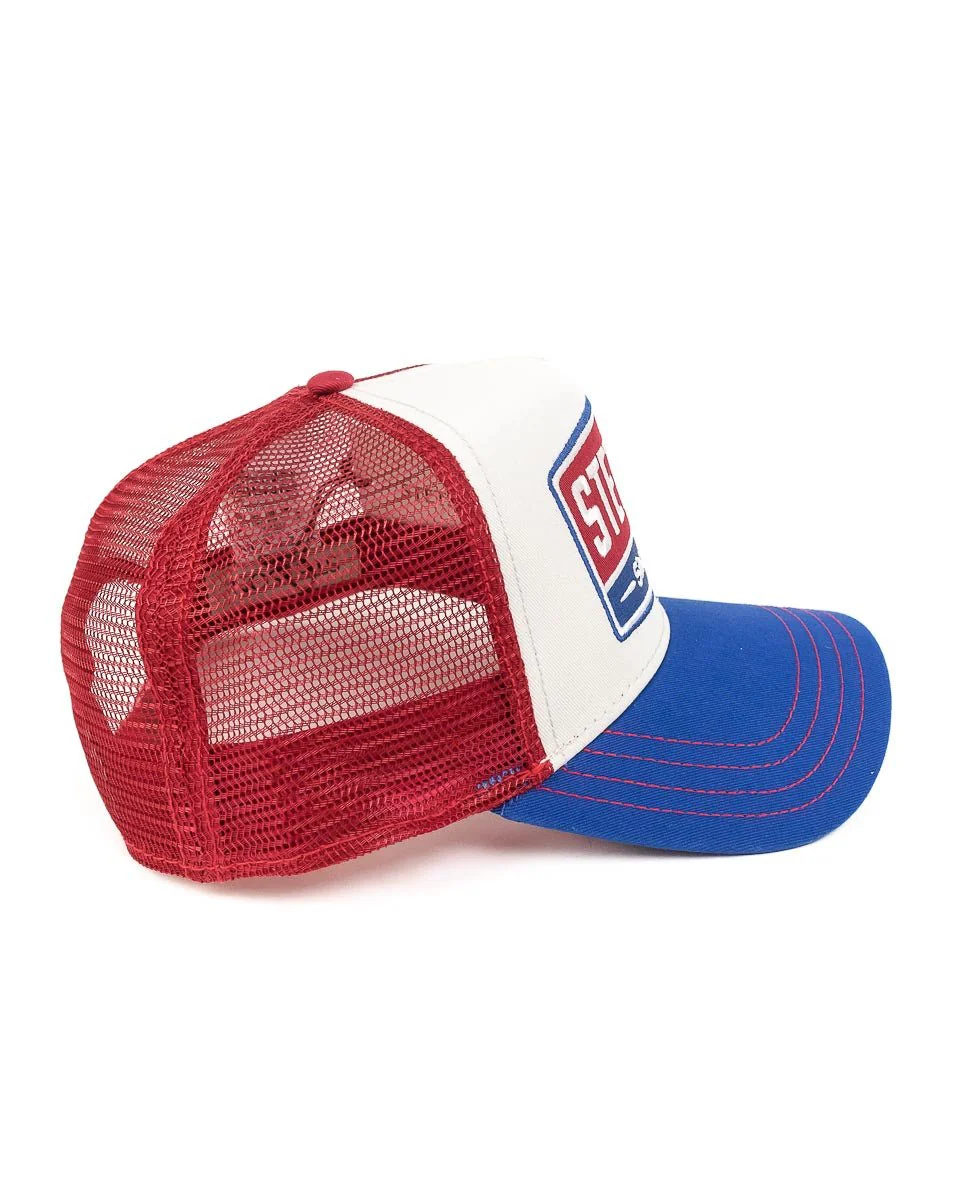 Stetson - Truckerkeps Vit/Röd/Blå - Gasoline - Image 3
